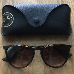 Ray-ban Erika Sunglasses tortoise/Brown gradient